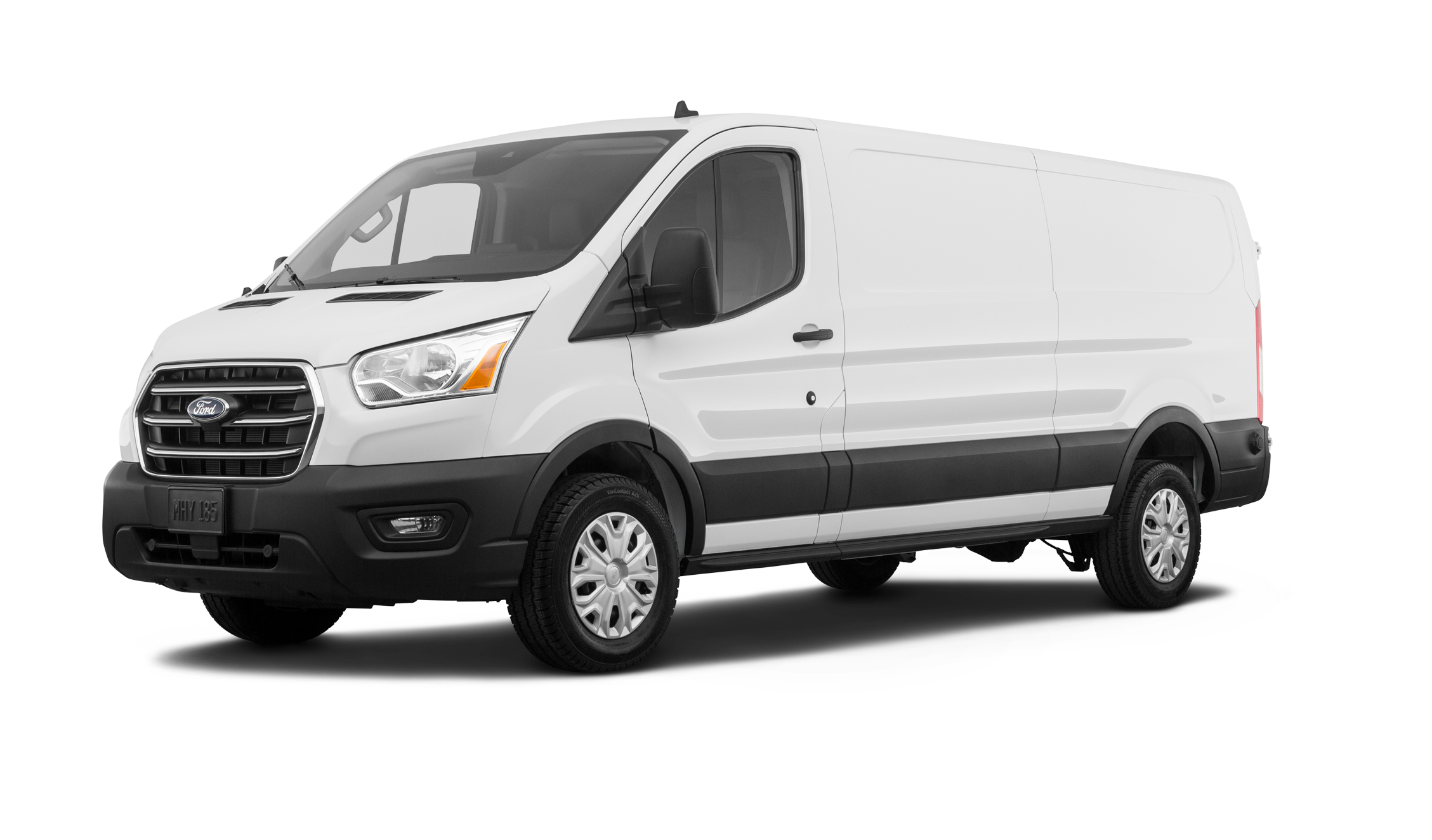 SemperFi Xpress Ford Transit extended cab low-roof cargo van used for courier deliveries in NYC and Long Island